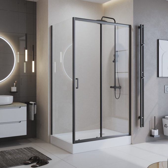 Душевой уголок BELBAGNO UNO-195-AH-1-160/70-C-Cr